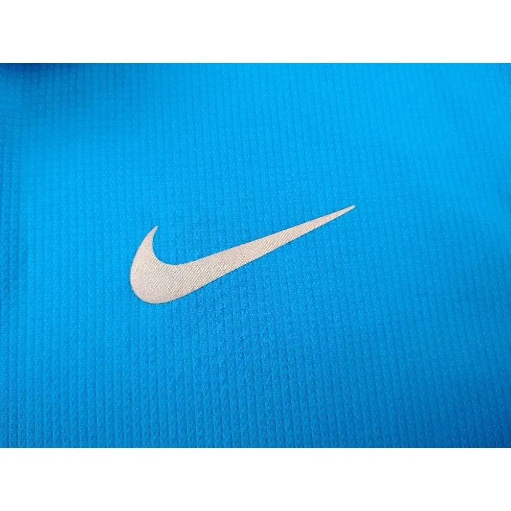 Nike Golf Dri-FIT Short Sleeve Polo Shirt Standard Fit Men's Medium‎ Blue